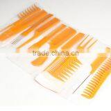 10pcs Professional Salon Hair Styling Hairdressing Black Plastic BarbersBrush Combs Set Hair Comb Set,Good for Barber thumbnail-3