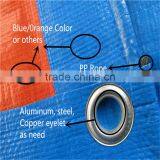 Waterproof Plastic Cover Blue Orange pe Trapaulin for Truck Cover thumbnail-6