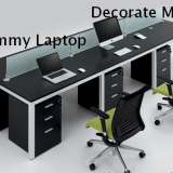 High Quanlity DUMMY PLASMA Laptop PROP Fake Laptop(white)notebok Air Screen Computer Model thumbnail-5