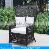 Modern Aluminum High Back Garden Furniture Special Weaving Leisure Chair thumbnail-2