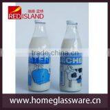 1L Glass Milk Sealed Bottle thumbnail-1