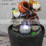 Indoor Resin Bird Mini Tabletop Water Fountain for Home Decoration thumbnail-4