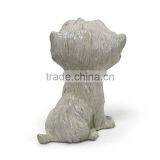 Lovely Resin White Dog Statue thumbnail-4