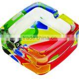 Glass Ashtray With Decal on Bottom,high Quality Glass Ashtray thumbnail-1