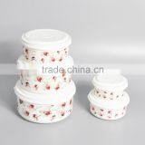 5 Pieces Microwave Plastic Lunch Box Food Container thumbnail-2