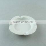 Wholesale Cheap Round White Porcelain Ashtray thumbnail-2