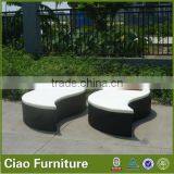 HOT SELL OUTDOOR GARDEN SUN BED RATTAN FURNITURE DAYBED thumbnail-1