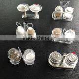 Salt and Pepper Shaker PS Bottle Good Quality Condiment Shaker, Clear Shaker thumbnail-4
