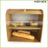 Bamboo Kitchen Bread Storage Box Homex-BSCI thumbnail-1