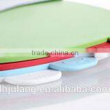 Useful 4pcs Plastic Oval Cutting Board Set With Stand for Kitchen/plastic Oval Chopping Board thumbnail-2