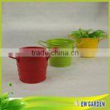 New Design Garden Decoration Round Smart Plant Pot With Handle thumbnail-1