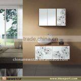 Newstar Solid Plywood Vessel Vanity With Porcelain China Basin thumbnail-1