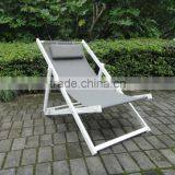 Hot Sales Aluminum Folding Teslin Beach Bed &lounge thumbnail-1
