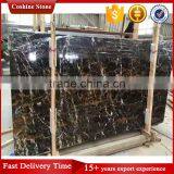 Polished Black Gold Flower Black Gold Marble thumbnail-4