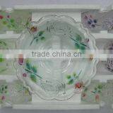 JK044 7pcs Glass Salad Bowl Set With Spray Deco thumbnail-3
