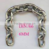 China Factory Supply Electro Galvanized Welded DIN766 Link Chain thumbnail-1