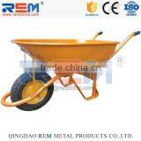 Pneumatic Wheel Wheel Type and Metal Tray Material Bolivia Wheelbarrow thumbnail-1