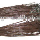 18" Cotton Waxed Necklace Cords HYL06910