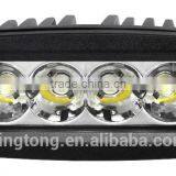 18w 6" Led Work Light Bar Offroad Flood Light Bar Bumper Light