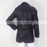WOmen Leather Duster Coat thumbnail-5