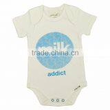 High Quality 100% Organic Cotton Baby Bodysuits and Comfortable Baby Rompers With Short Sleeves Different Color Baby Bodysuits thumbnail-2