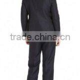 Navy Shimmering Navy Wool Two Button Suit(SHT1143) thumbnail-2