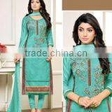 Designer Readymade Embroidery Salwar Suits/punjabi Suits/frock Suits for Women thumbnail-1