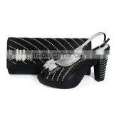Italian Ladies Shoes and Matching Bags/wholesale Shoe and Bag Set for Nigeria Party thumbnail-3