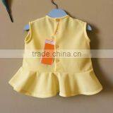 Hot Selling Sleeveless Lace Trim Knitted Cotton One Piece Casual New Model Child Girl Dress thumbnail-5
