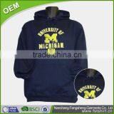 Wholesale High Quality Logo With Hood Men Navy Blue Hoodie thumbnail-1