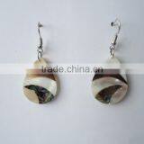 MOP Carved Paua Abalone Shell Earrings Paua Shell Earring for Wedding Cheap Paua Shell Earring Supplier thumbnail-1