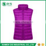 New Look Korean Style Winter Lightweight Slim Fit Lady Duck Down Vest for Sale thumbnail-4