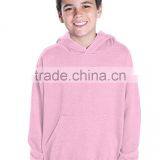 Custom Hoodie Jersey Lined Double-needle Hem Hood Pouch Pocket Fleece Children Hoodies Wholesale thumbnail-4