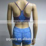 2016 Latest Design Sexy Girls Blue Sports Underwear Fitness Seamless Tube Bra Wear thumbnail-2