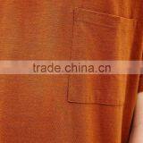 2017 New Design High Quality Cheap Orange Sport Blank t Shirt With Pocket thumbnail-5