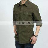 Factory Wholesale Customized Cotton Uniform Workwear Blouses thumbnail-3