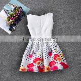 New Arrival Party Dresses for 8 Year Old Girls Kids Printing Dress#F0095 thumbnail-2