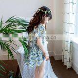 S17573A 2017 Summer Floral Clothes Princess Dresses Children Flower Girls Dresses thumbnail-3
