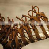 S16887A 2017 Summer Shoes Leather Kids Girl High Gladiator Sandals thumbnail-3