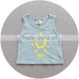 S17376A 2017 Summer Beach Bamboo Cotton Boys Vest thumbnail-5