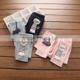 S32851W Sweet Girls Classical Bow Skinny Pants Casual Kids Cats Printed Trousers thumbnail-1