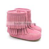 Wholesael Kids Boots Shoes Baby Rubber Sole Shoes Moccasins Boots thumbnail-4