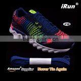 Highly Elastic Comfort and Soft Tieless Shoes Laces for Child and Disabled - Muti-Colored No Tie Shoelace Amazon Supplier thumbnail-4