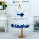 Walson Children Clothes Korean Fashion White Color Flower Girl Dress 3 Year Old Girl Dress thumbnail-4