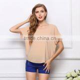 Chiffon Women Short Sleeve Blousesoffice Skirts and Blouses for Women thumbnail-4