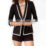 Ladies's Contrast Tuxedo Jacket thumbnail-1