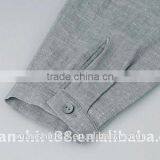 Latest Man's V-neck Linen Casual Shirt thumbnail-3