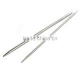 (2.0mm-6.5mm)Stainless Steel Hollow Knitting Needle Silver Tone 21cm Long, 1 Set thumbnail-3