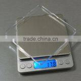 High Accuracy Mini Digital Scale Electronic Scale Platform Jewelry Gold Diamond Scale 500g/0.01g Weighing Balance Blue LCD thumbnail-5
