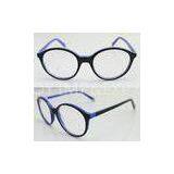 Fashion Round Blue Acetate Optical Frame